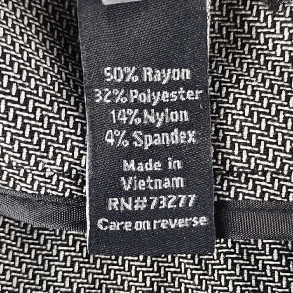 APT. 9 Women's The Torie Gray Pencil Back Zip Midi Skirt. Size 10 - Picture 10 of 11